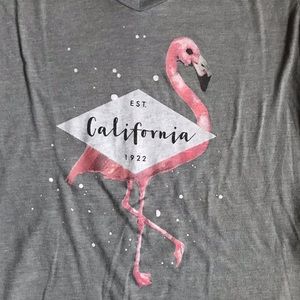 Hollister flamingo tee